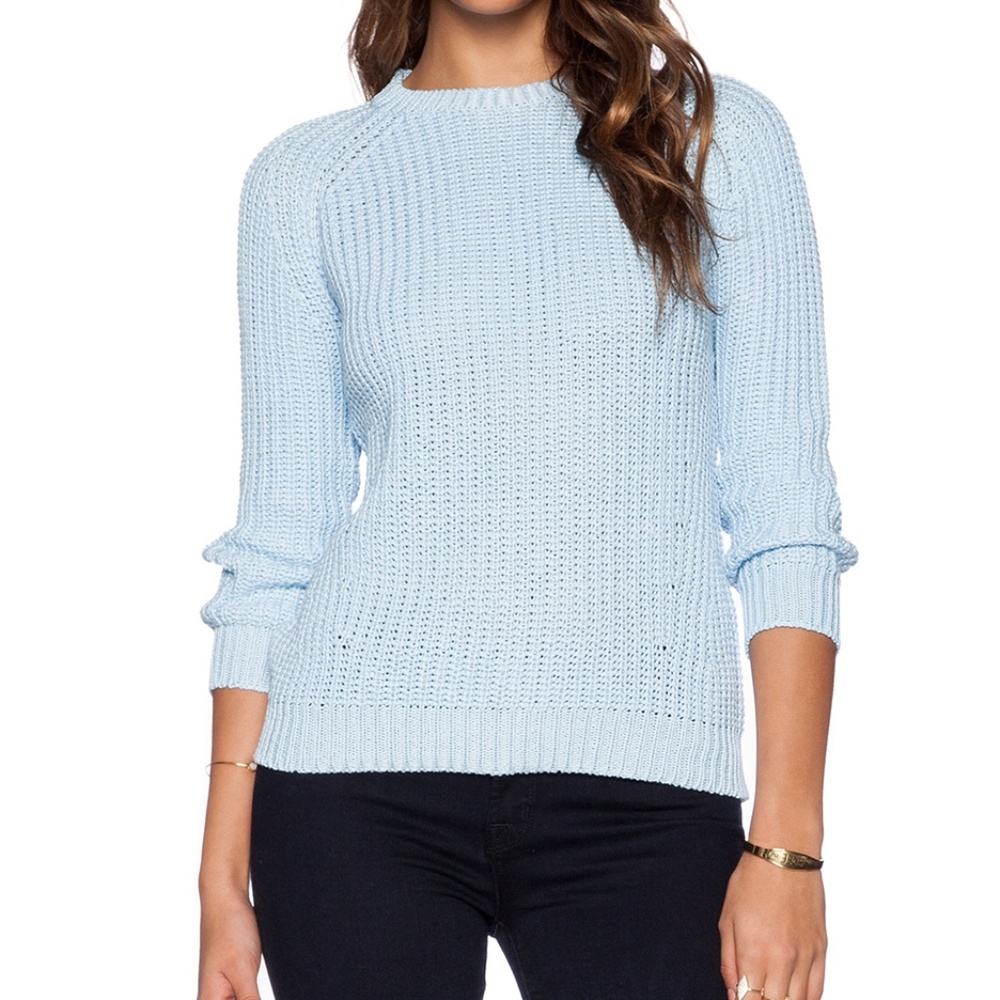 DemyLee Nao Pullover in Blue Ice (NWT)